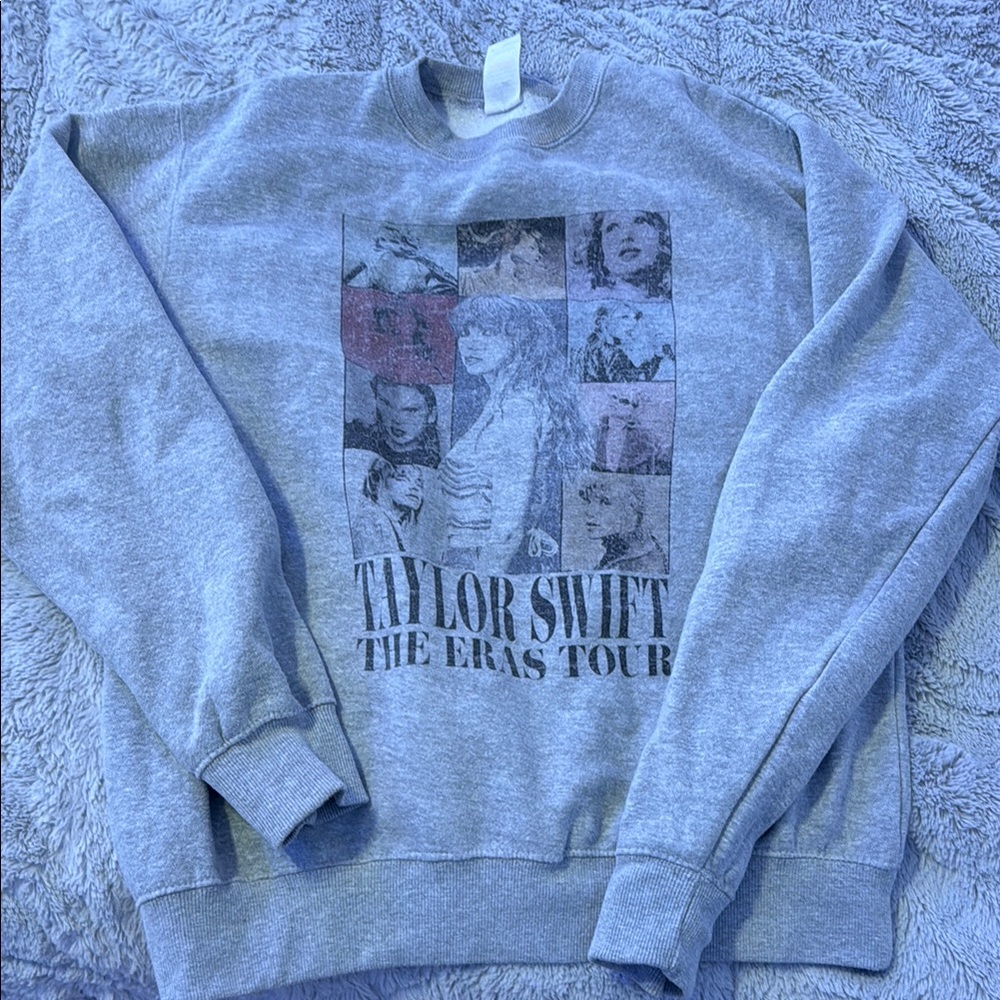 grey taylor swift crewneck